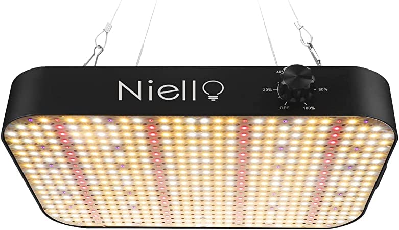 Niello Lampara LED Cultivo, 1200w Lámparas de Crecimiento with UV & IR, para plantas de interior,...