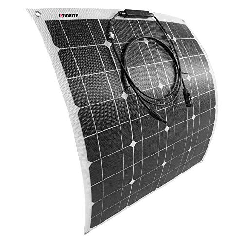 Litionite Carve 50W Panel Solar Flexible Ultra Delgado con tecnología ETFE para instalación...